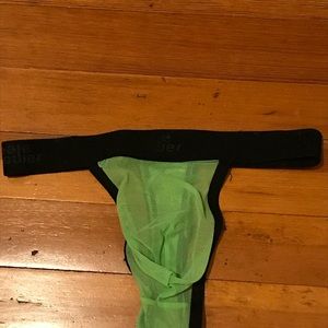 Male Power Sheer Mesh Thong